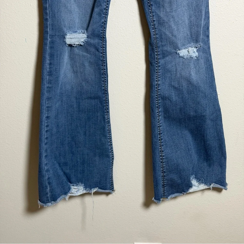 Thereabouts Kids Girl‎ Denim Distressed Stylish Blue Flared Jeans size 12